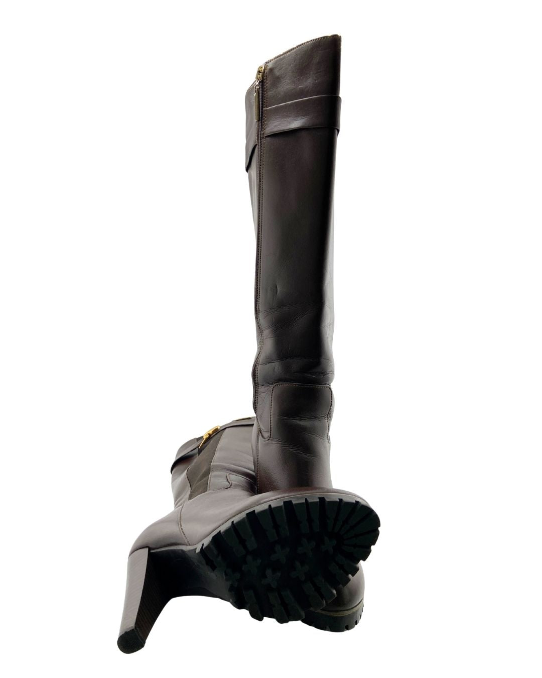 Botas caña alta en cuero