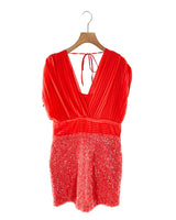 Vestido midi plisado