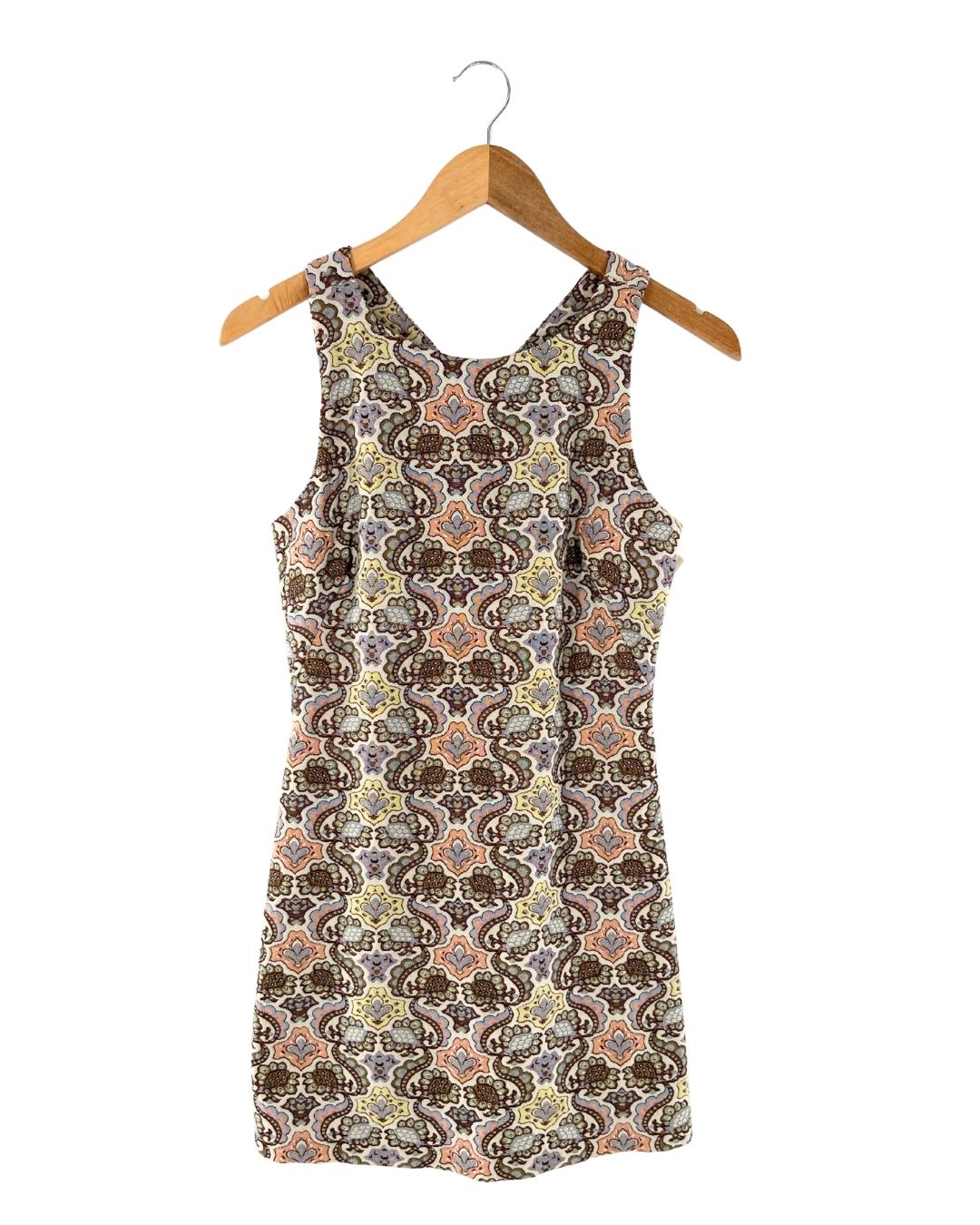 Vestido mini en jacquard