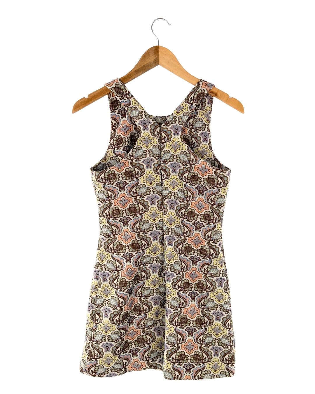 Vestido mini en jacquard