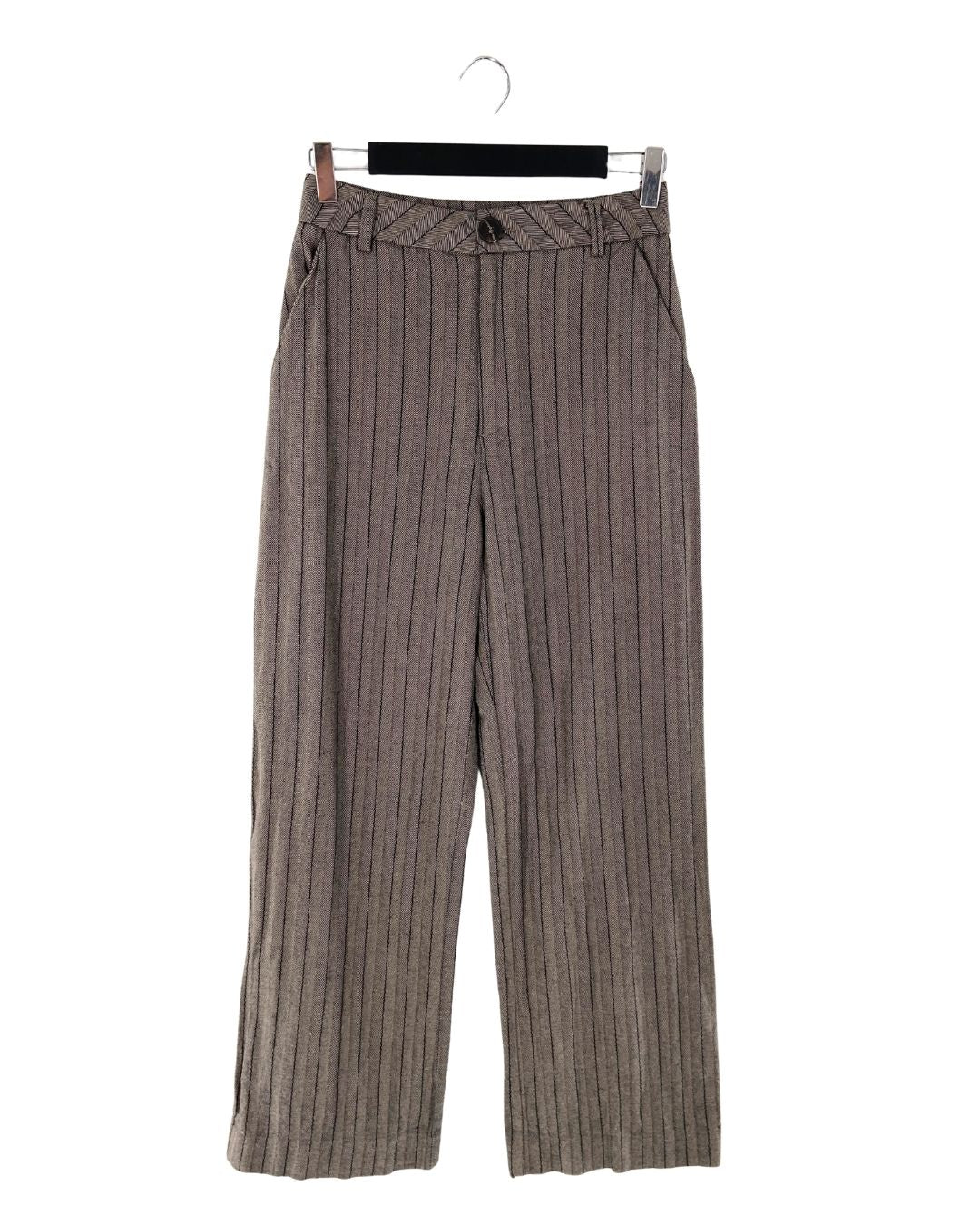 Pantalón wide leg tiro alto