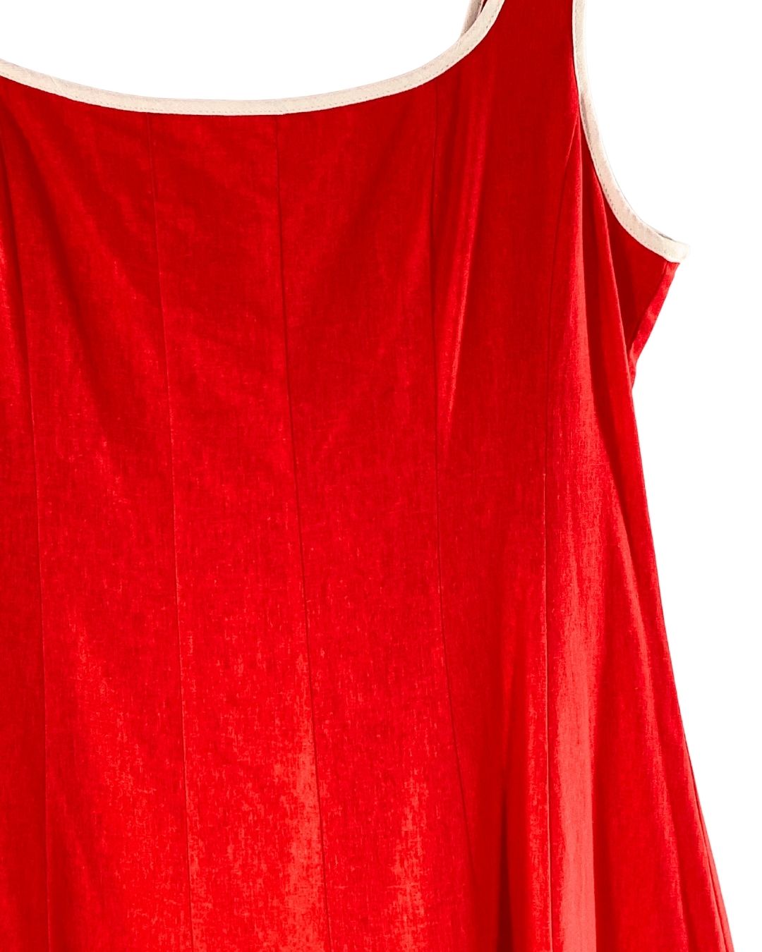 Vestido de tiras con sesgo