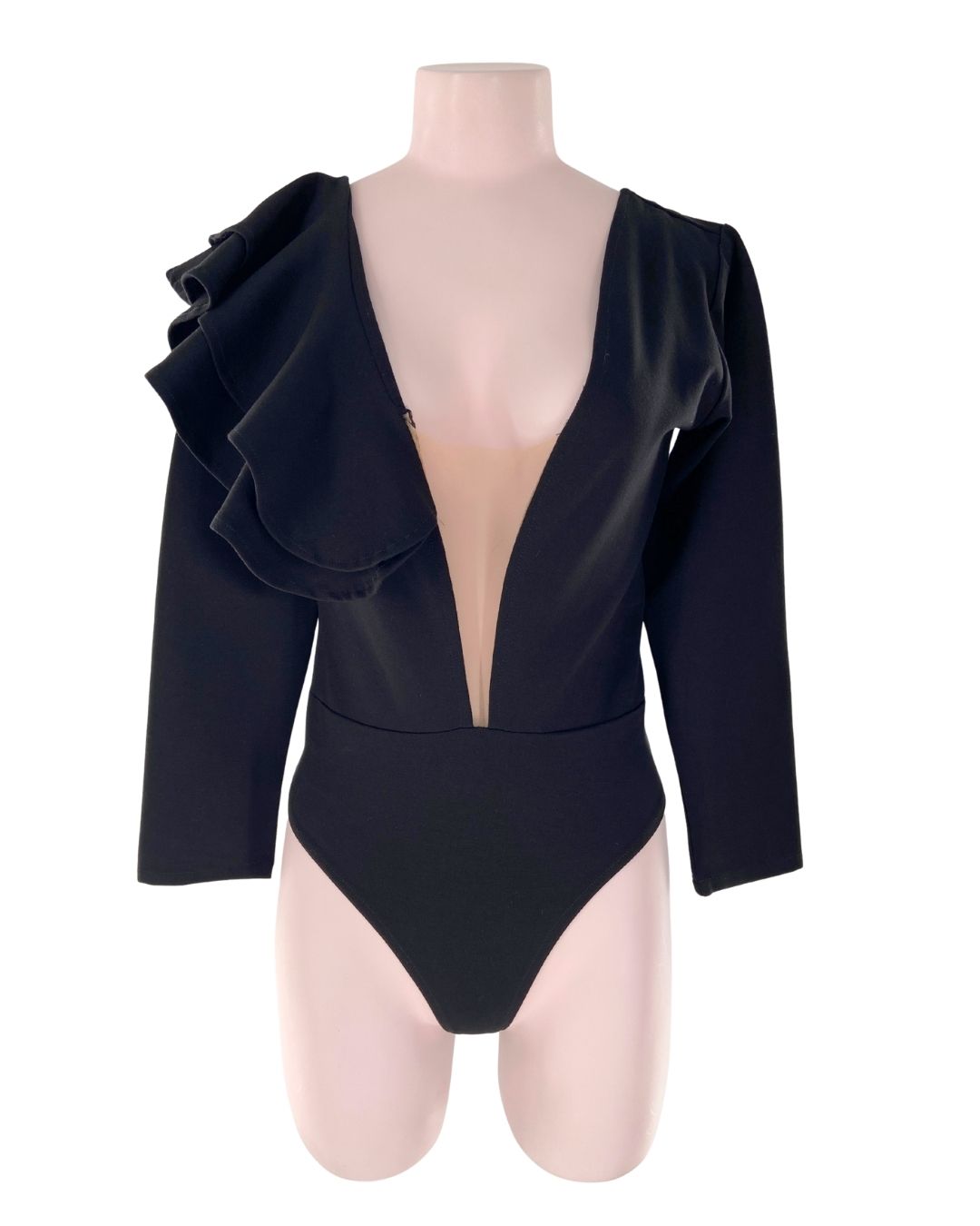 Body manga larga con vuelo