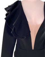 Body manga larga con vuelo