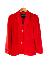 Blazer clásico botones joya