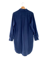 Vestido recto manga larga