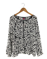 Blusa manga larga con print