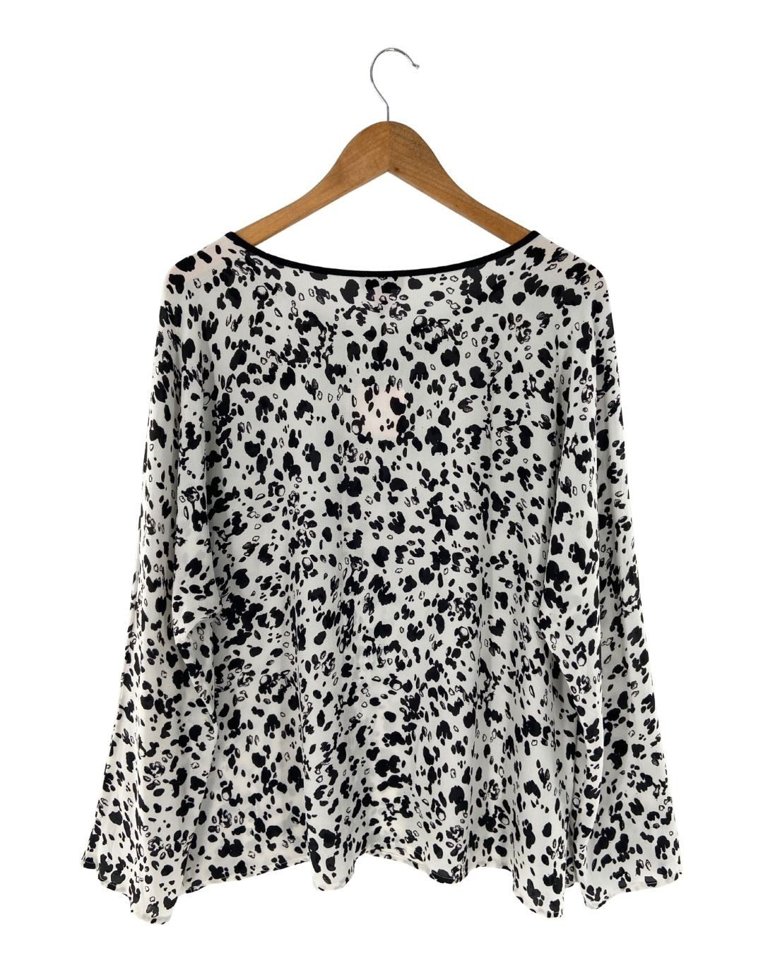 Blusa manga larga con print