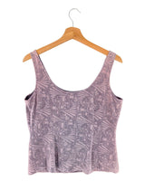 Blusa de tiras con textura