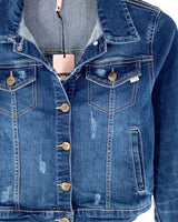 Chaqueta stretch en denim