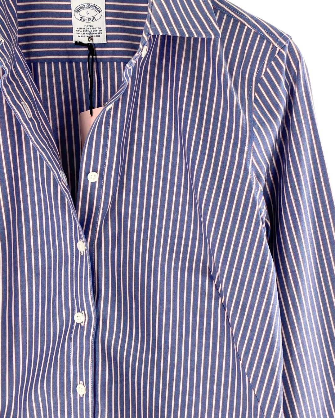 Camisa a rayas manga larga