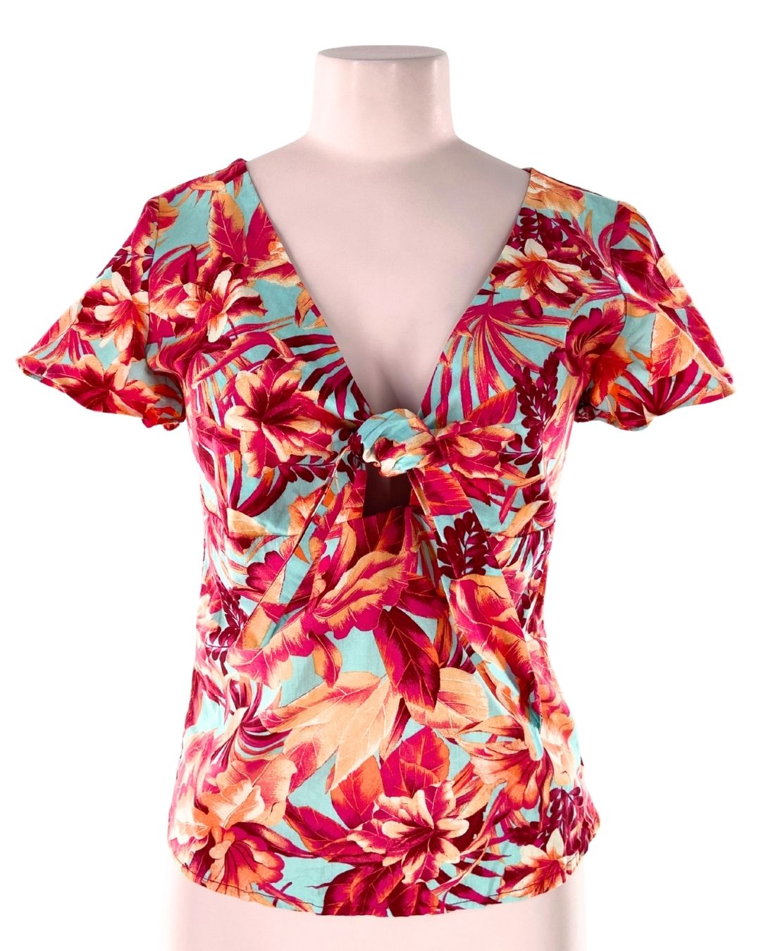 Blusa print flores