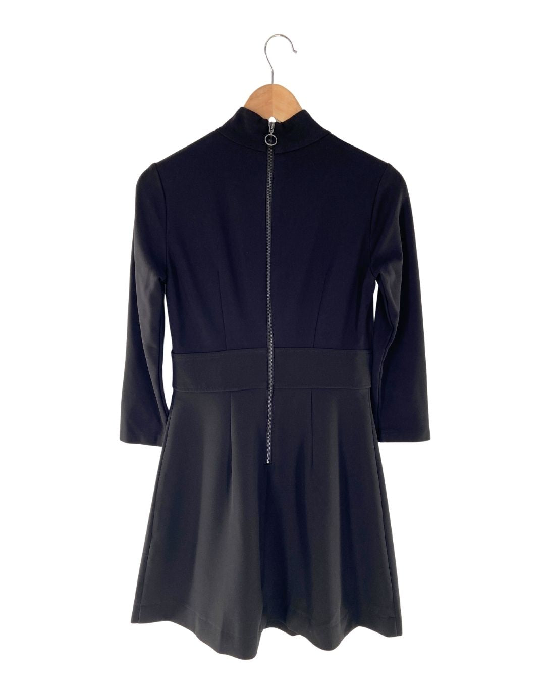 Vestido midi manga larga