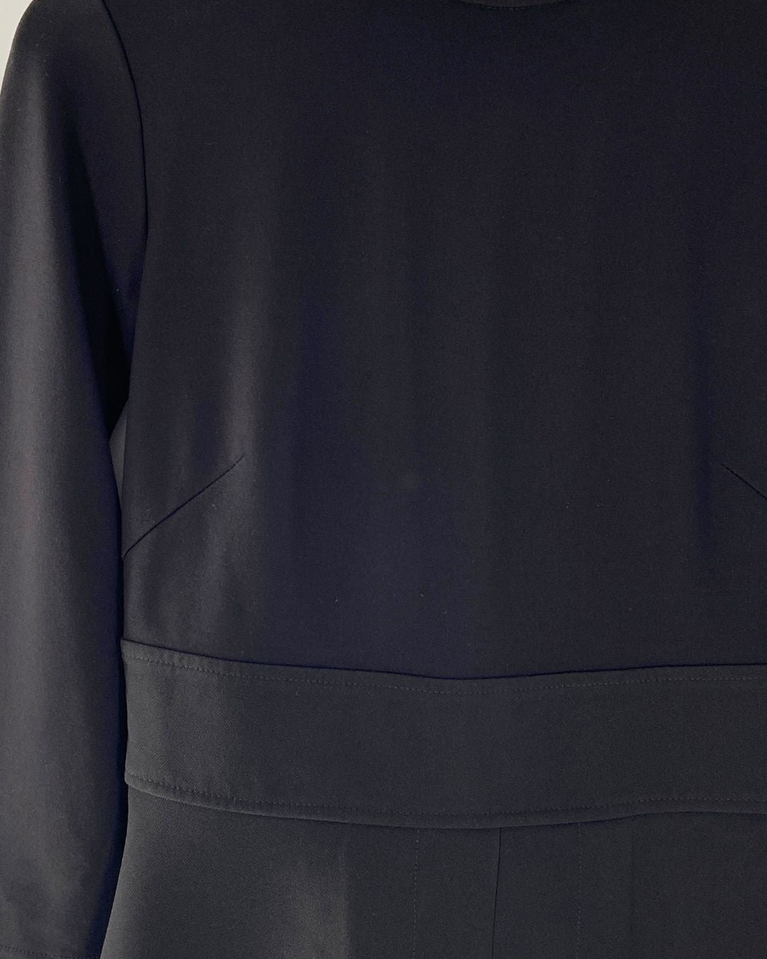 Vestido midi manga larga