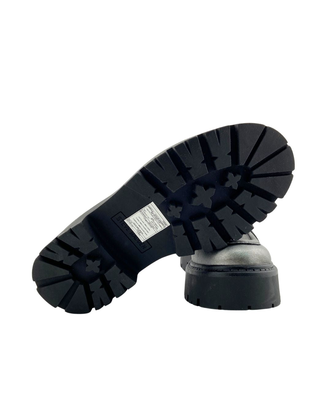 Loafers efecto metalizado