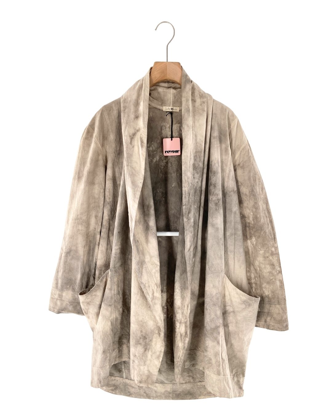 Sobrecamisa abierta print tye