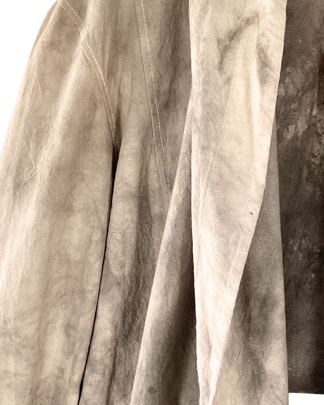 Sobrecamisa abierta print tye