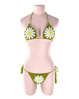 Bikini tejido anudado