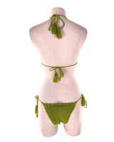 Bikini tejido anudado