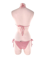 Bikini tejido anudado