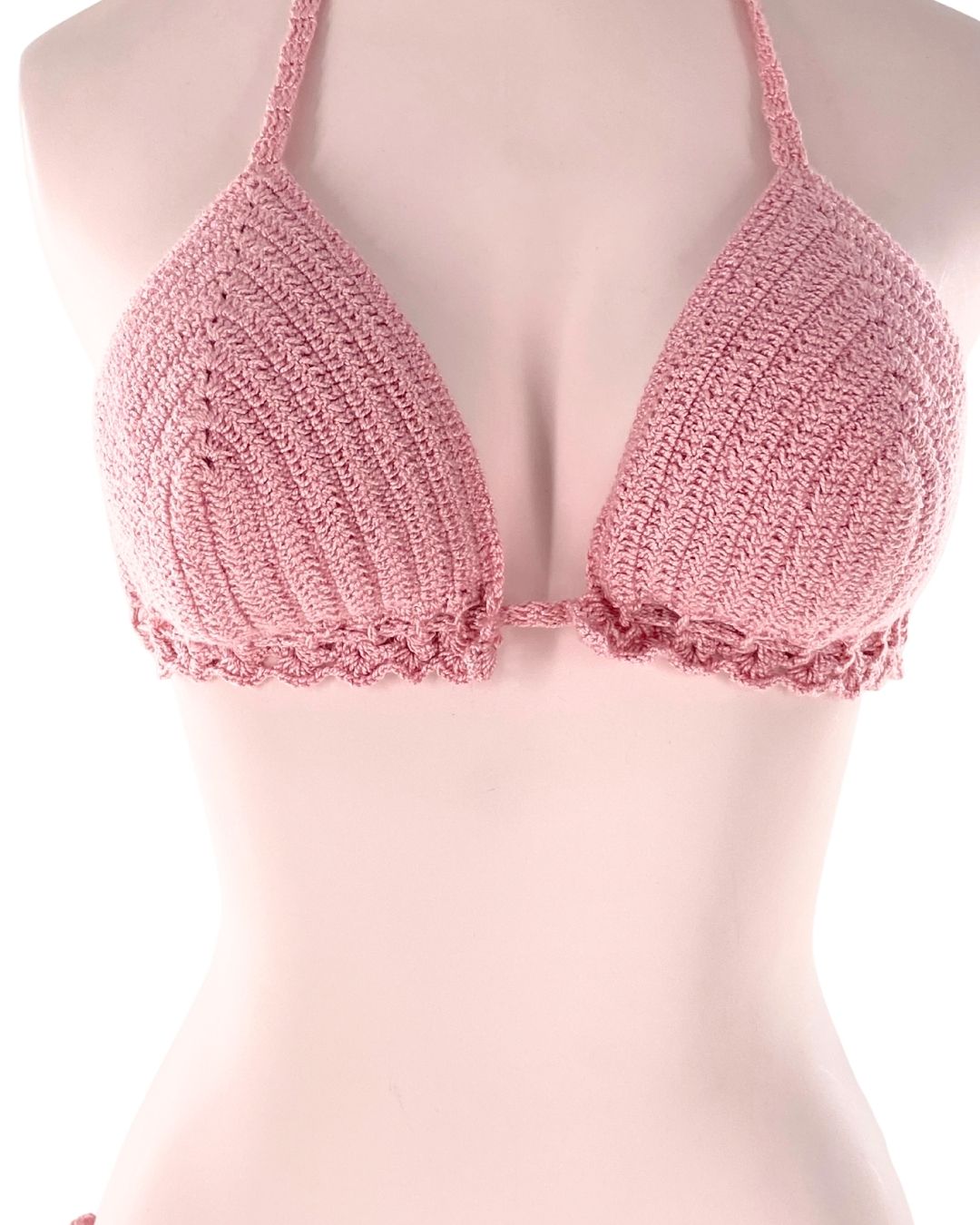 Bikini tejido anudado