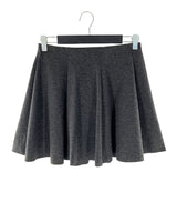 Falda mini amplia encauchada