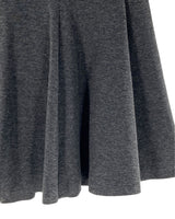 Falda mini amplia encauchada