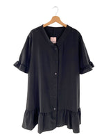 Vestido amplio manga corta