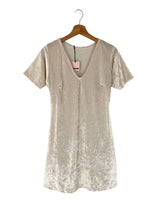 Vestido mini en velvet