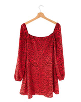 Vestido mini manga larga