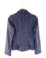 Blazer con flores en textura