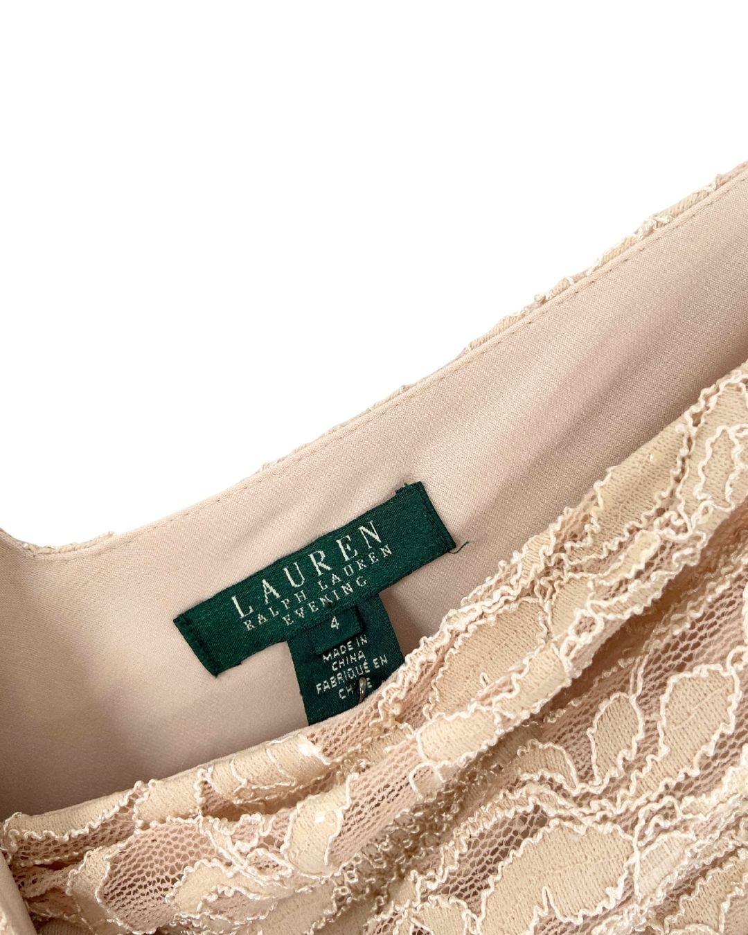 Maxi vestido en encaje