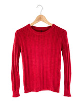 Saco manga larga tejido