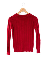 Saco manga larga tejido