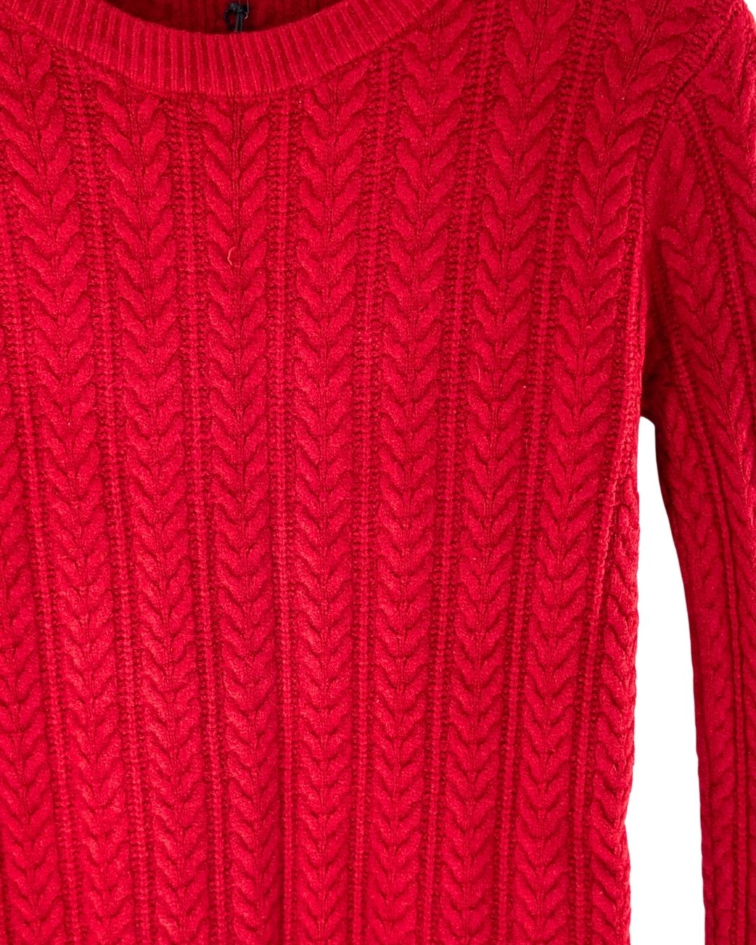 Saco manga larga tejido