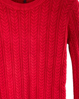 Saco manga larga tejido