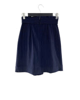 Falda midi paper bag a rayas