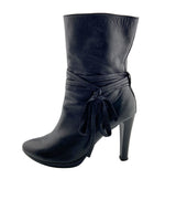 Botines en cuero caña media