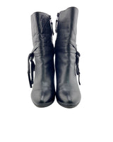 Botines en cuero caña media