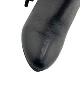 Botines en cuero caña media