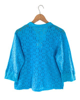 Camisa manga larga en encaje