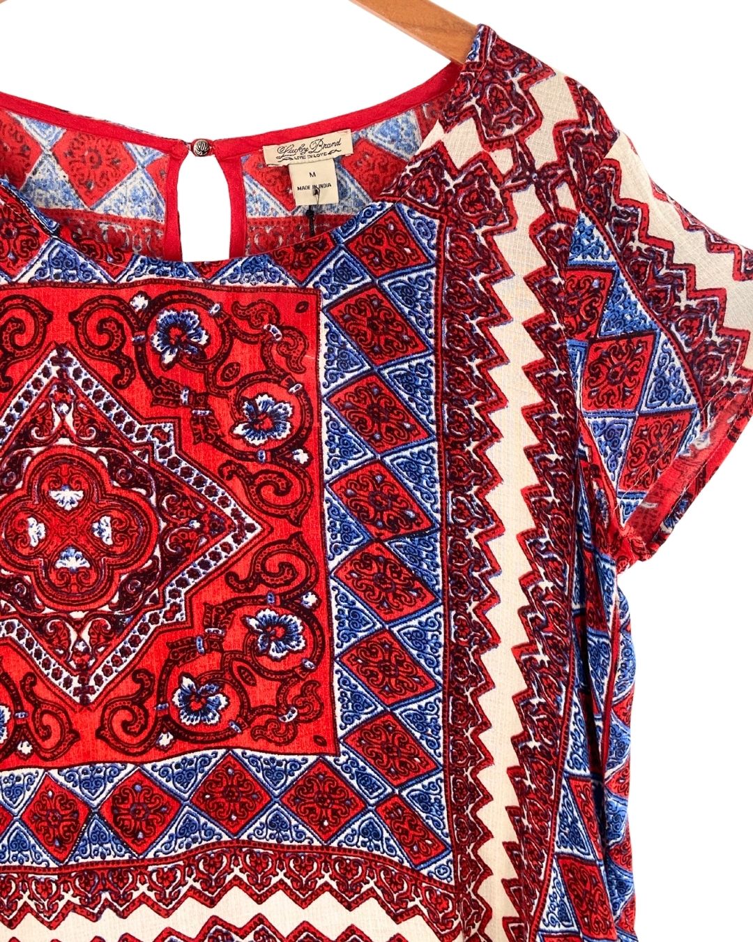 Blusa sleeveless con print