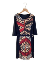 Vestido midi con cinturon