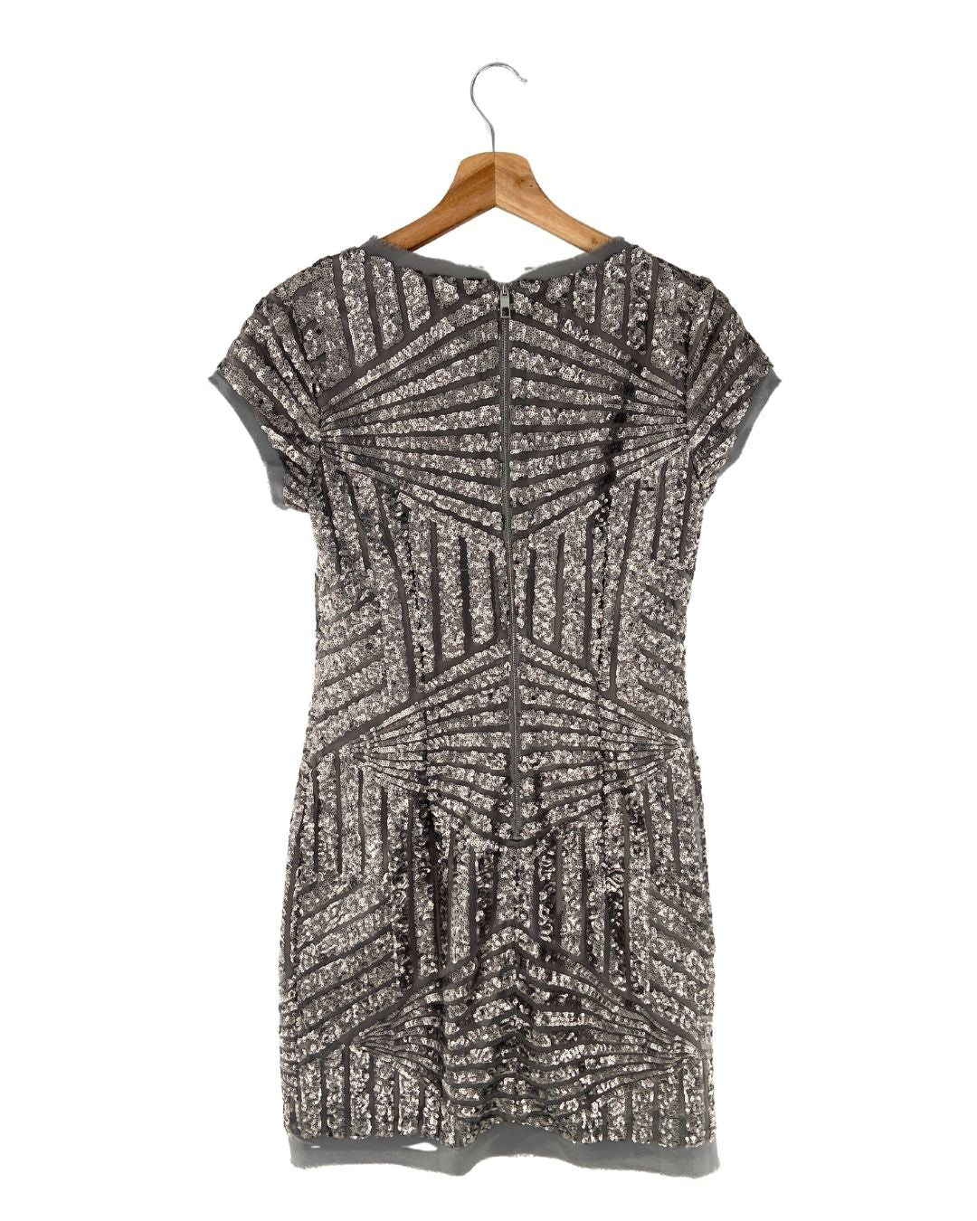 Vestido midi en lentejuelas