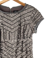 Vestido midi en lentejuelas