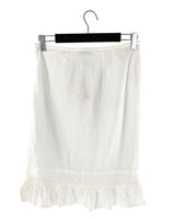 Falda midi con mini vuelo