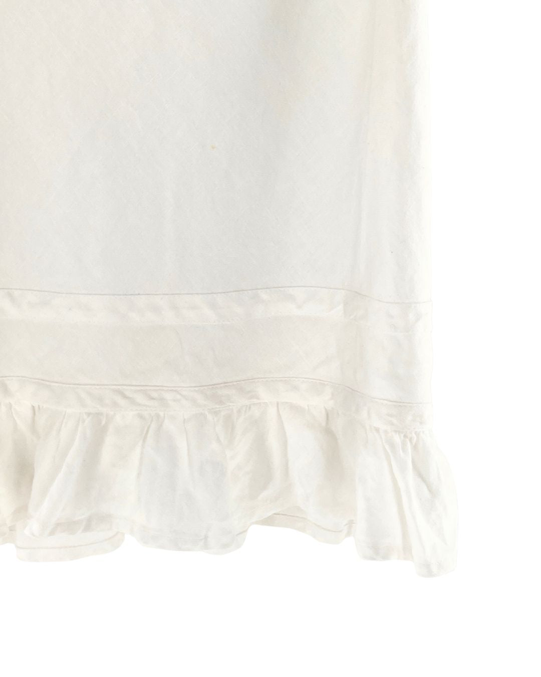 Falda midi con mini vuelo