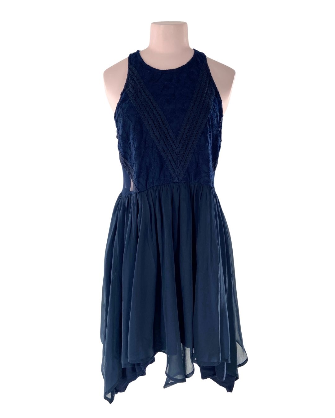 Vestido midi en mesh