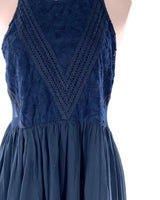 Vestido midi en mesh