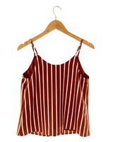 Blusa de tiras a rayas